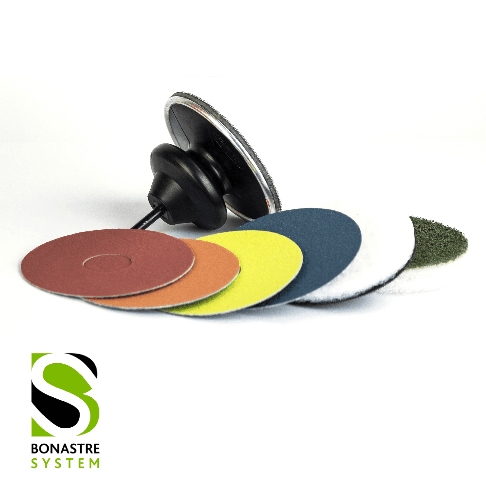 Stone Polishing Kit - 5" Magic Renova Kit for countertops and small areas - Clean Center