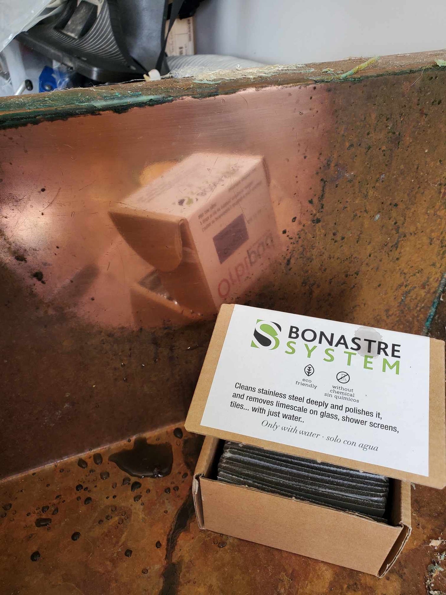 Stainless Steel Restoration & Cleaning Pad- InoxOrbipad by Bonastre