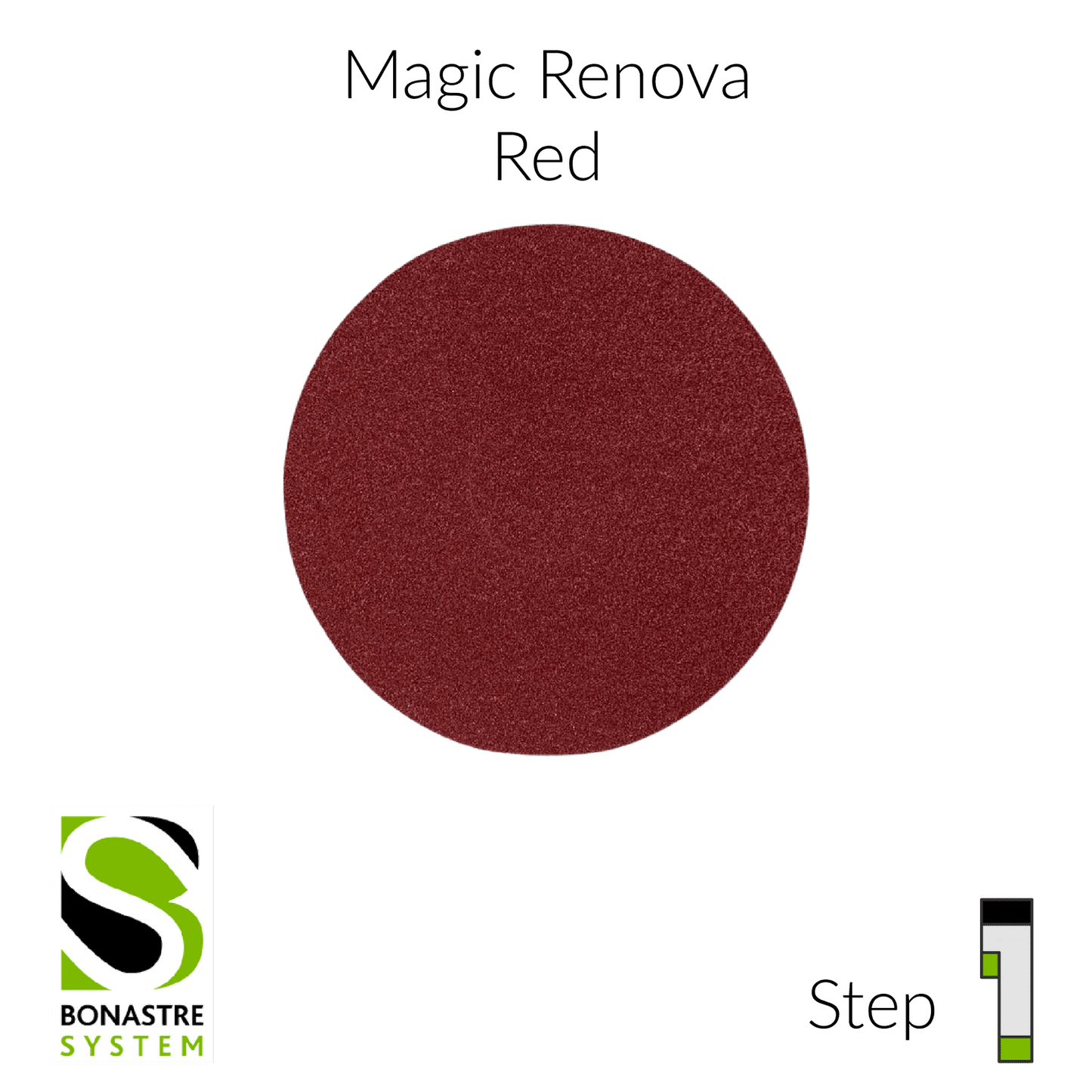 Bonastre Magic Renova 5" Single Discs For Natural Stone Polishing - Clean Center