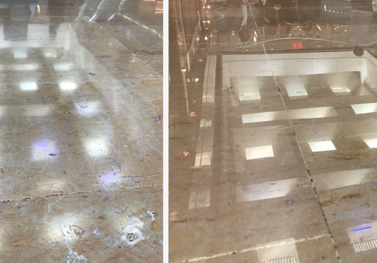 How to polish marble, travertine, and limestone floors