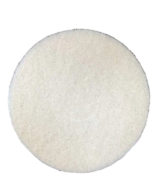 white pad for cleaning and polishing