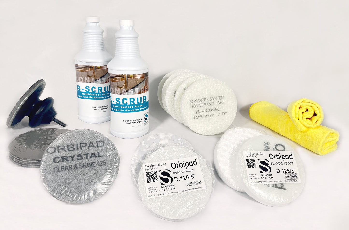 Bonastre Shower Hard Water & Soap Scum Removal Kit – Professional Kit