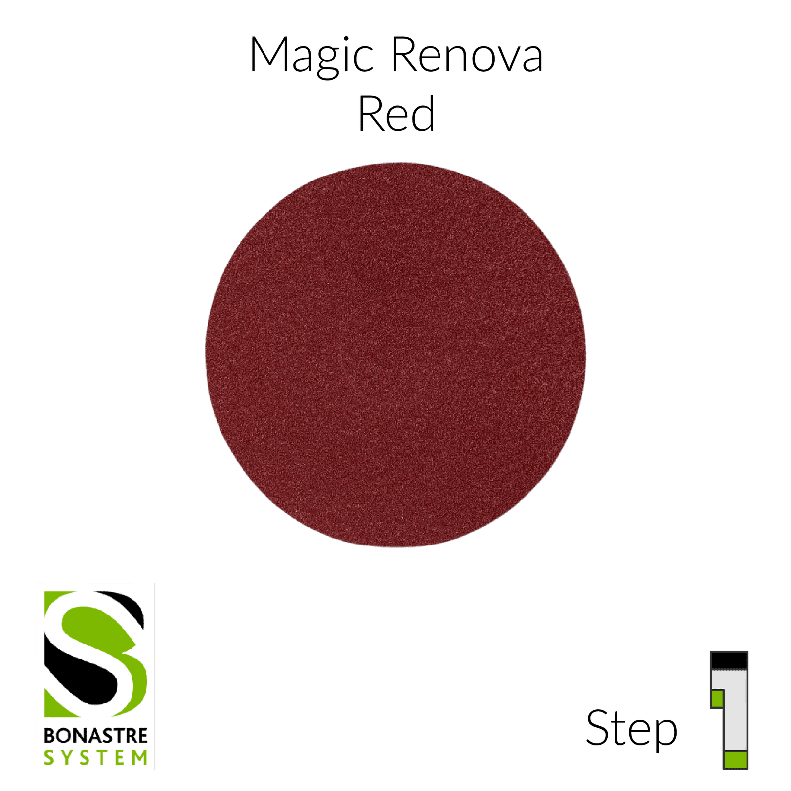 Bonastre Magic Renova 5" Single Discs For Natural Stone Polishing - Clean Center